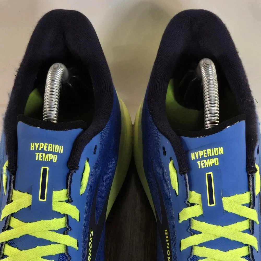 Brooks Hyperion Tempo Shoes‎ Mens Size 10 Blue Neon Running DNA Flash Sneakers